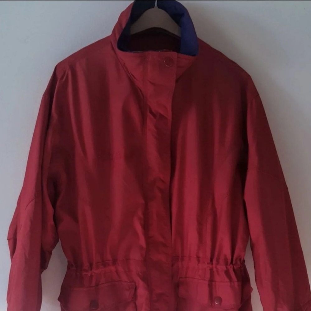 Vintage Columbia Ladies L Jacket Red Blue